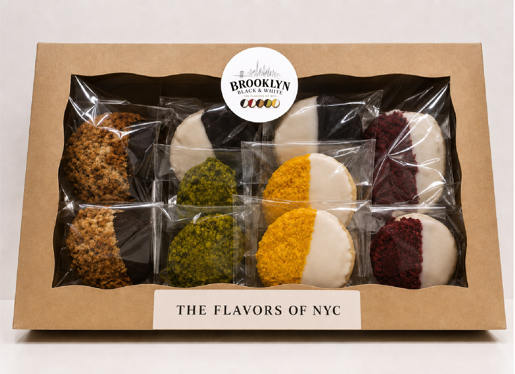 The City box of cookies